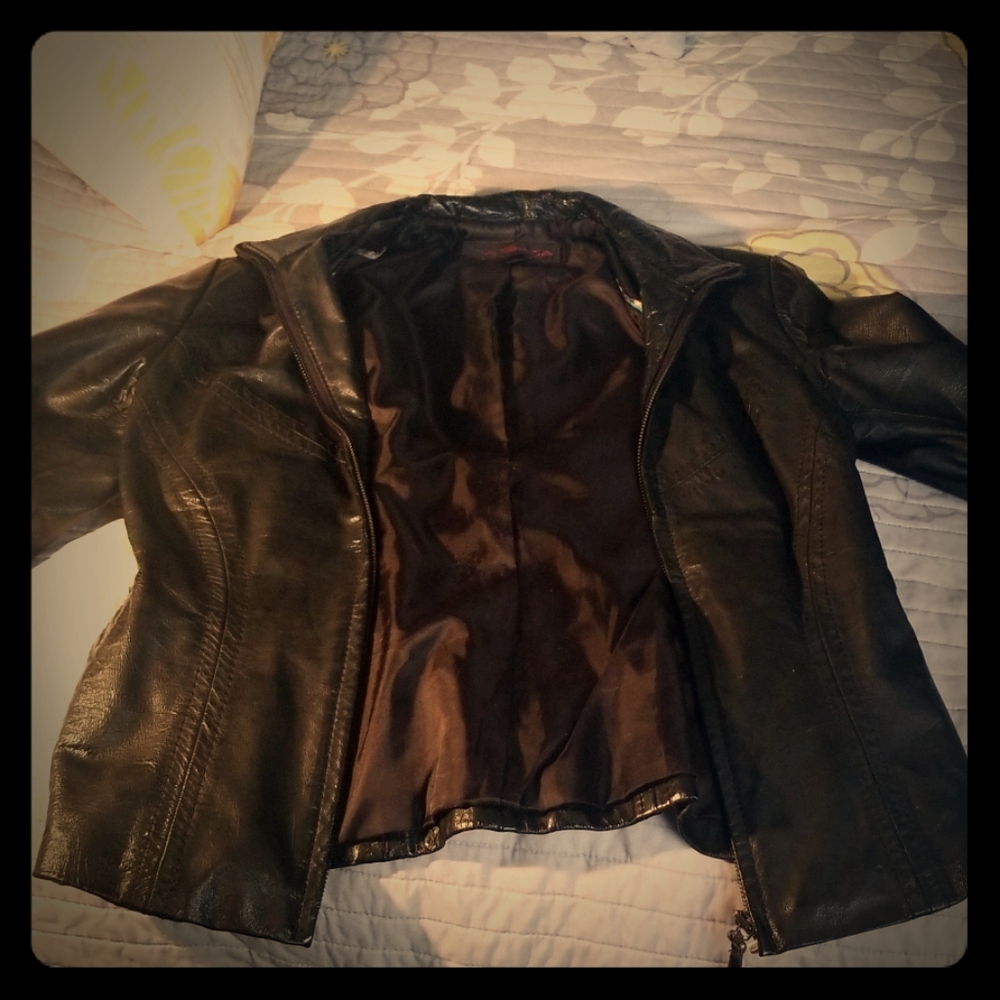 Pleather Leather Jacket